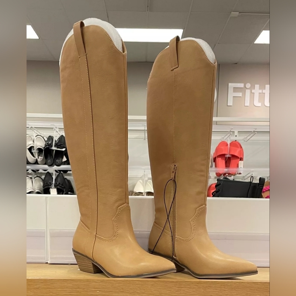 NWT Universal Thread Sommer Knee High Western Cowgirl Boots Boho 6.5 & 9.5 & 10 - Picture 1 of 2